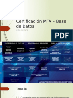 Certificacion MTA ÔÇô Base de Datos