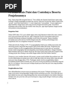 Download 50 Jenis Jenis Puisi Dan Contohnya Beserta Penjelasannya by Suwantin Indra Sari SN347396382 doc pdf