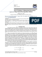 Equation Using Natural Decomposition Method.