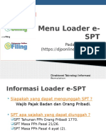 Menu Loader E-spt Djp Online