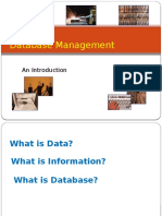 Database Management: An Introduction
