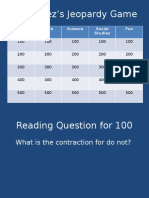 Ms Lopez Jeopardy Game