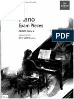 ABRSM 2017-18 Piano Pieces Gr6