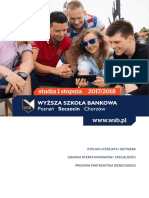Informator 2017 - Studia I Stopnia - Wyższa Szkoła Bankowa W Szczecinie