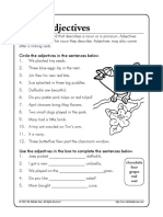 Spring Adjective Worksheet 2