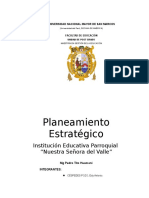 Monografía de Planeamiento Estartégico
