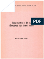 Hikmet TANYU-İslamlıktan Önce Türklerde Tek Tanrı İnancı.pdf