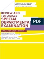 Tutorials FOR Review And: Examination Departmenta Special