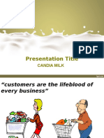 Presentation Title: Candia Milk