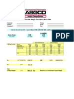 Calculation Worksheet