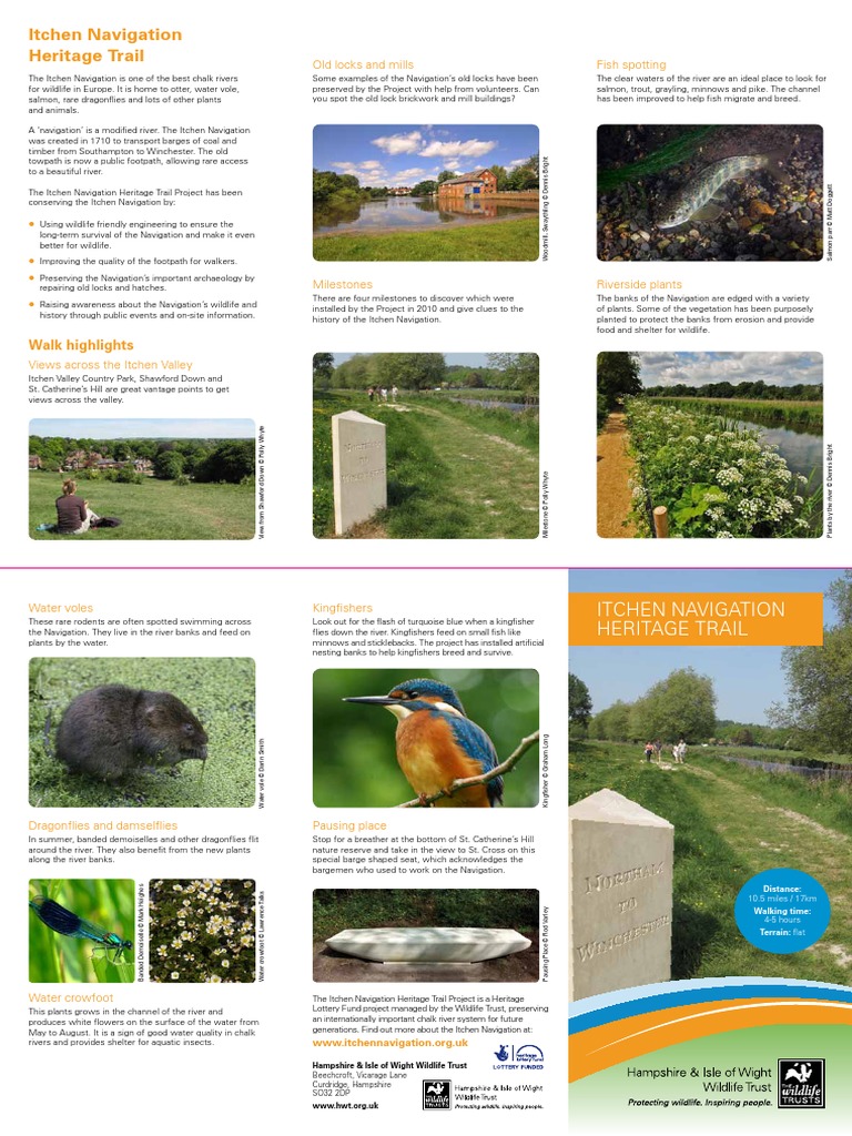 Itchen Navigation Heritage Trail | PDF | Trail | Transport Infrastructure
