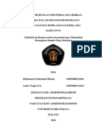 Referensi 01 Kel 10 Konsep Hubungan Industrial Dan Serikat Pekerja Dalam Strategi Peningkatan Kesehatan Dan Keselamatan Kerja k3 Karyawan