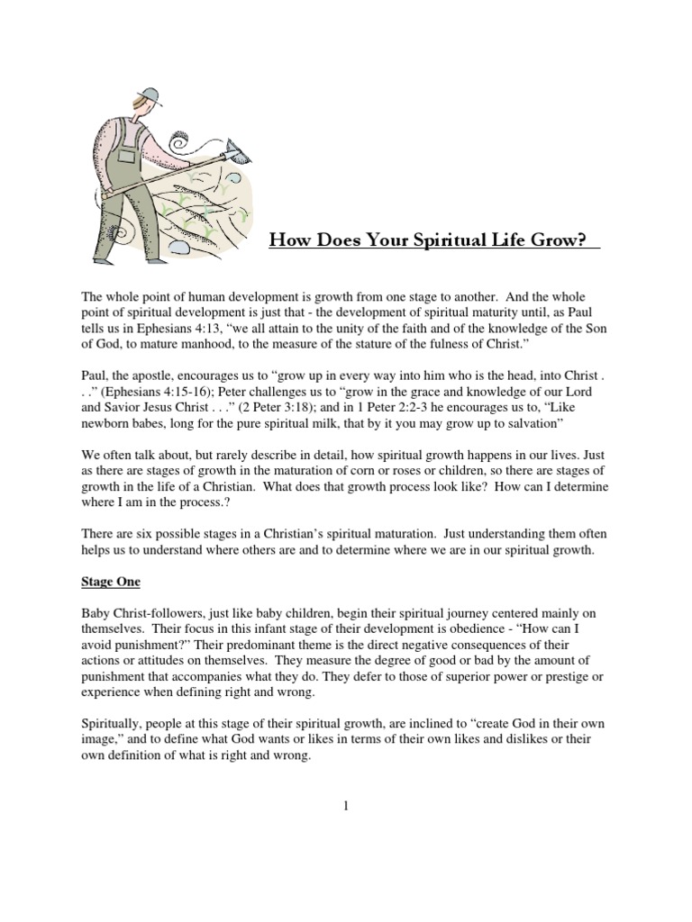 Stages of Christian Spiritual Growth | PDF | Christian Denomination ...