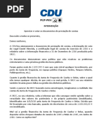 CDU Intervenção Contas de Gerência de 2016 