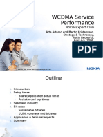 WCDMA Service Performance: Nokia Expert Club