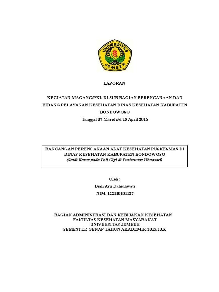 Laporan Magang Individu Diah Ayu Rahmawati