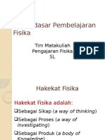 Dasar-Dasar Pembelajaran Fisika