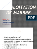 Exploitation Du Marbre.