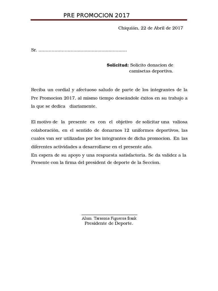Solicitud para Uniformes  PDF  Deportes  Ocio