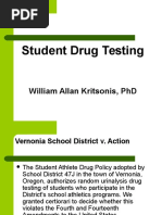 Student Drug Testing #2 - Student Drug Testing #2 - William Allan Kritsonis, Distinguished Alumnus, Central Washington University