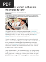 Delhi: How Women in Khaki Are Making Roads Safer: Highlights