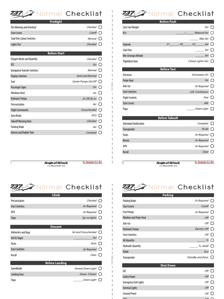 Normal Normal: Checklist Checklist | PDF