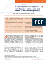 Risk For Microbial Keratitis