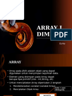 Array I Dimensi