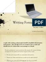 Writing Formal emailsPP