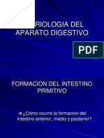 Embriología Del Aparato Digestivo PDF