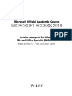 MOAC Access 2016 PDF