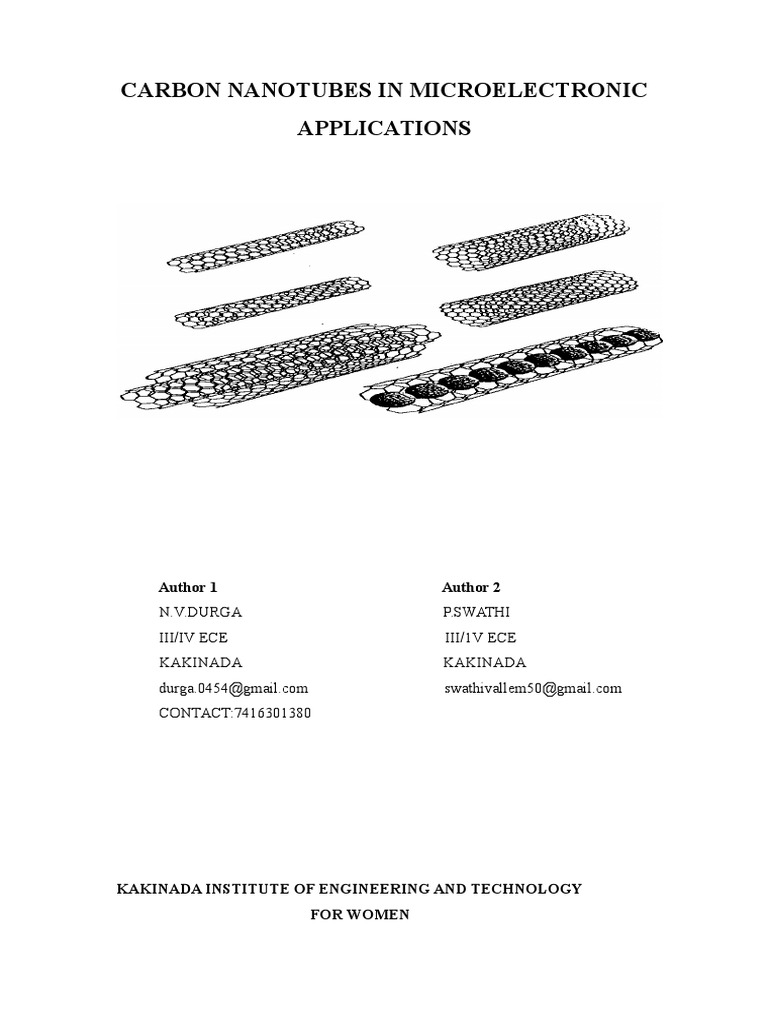 Carbon Nanotubes in Microelectronic Applications | PDF | Technology ...