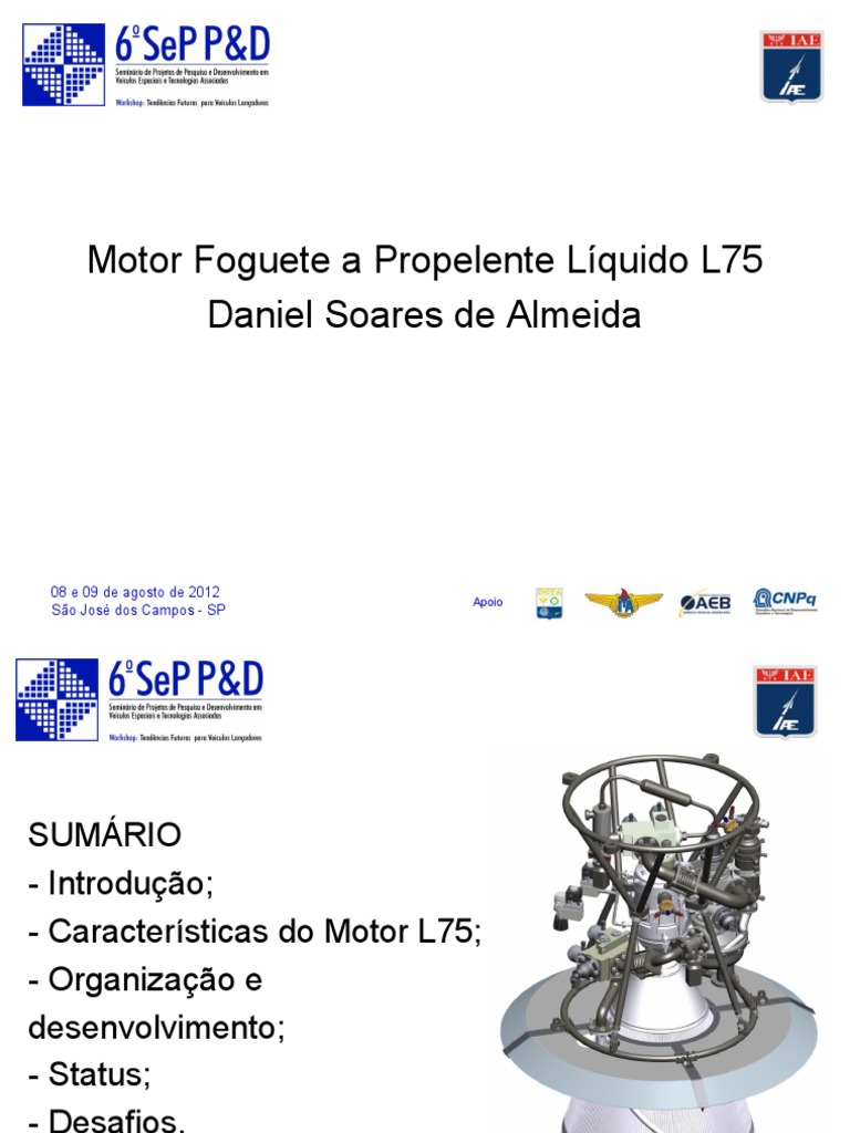 Brazilian L75 LOX-Kerosene Upper Stage Engine | PDF | Motor de foguetes ...