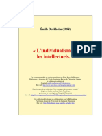 DURKHEIM, Émile - L'individualisme et les intellectuels.pdf