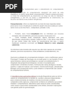 ETOLOGIA