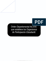 Orden Departamental No.05-1997