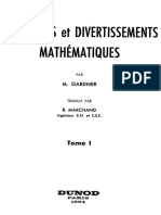 GARDNER 1959 Problemes Et Divertissements Mathematiques 1