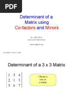 Determinants  matriks 3x3 cara kofaktor