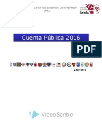 Cuenta Pública JTD 2016 ABRIL