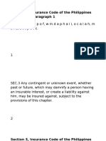 Section 3, Insurance Code of The Philippines RA 106107, Paragraph 1