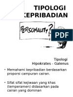 Psikologi Kepribadian I - 2 Tipologi Kepribadian - Fix2015 - MHS
