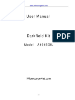 OMAX MicroScope Dark Field Manual