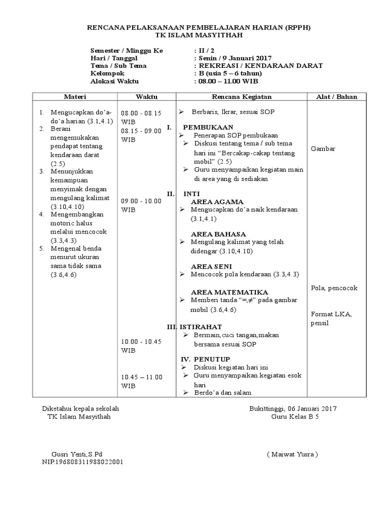 Rppm Ii Minggu 2