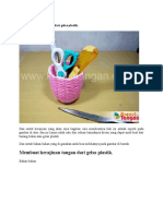 Download Contoh Kerajinan Tangan Dari Gelas Plastik by Eva Yulisa SN347478390 doc pdf