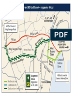 M5 East closure detour route