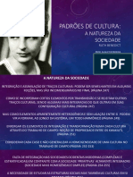 BENEDICT - A NATUREZA DA SOCIEDADE - PPT Por Prof Glauco Ferreira PDF