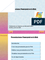 tema5 : Presentacion de Powerpoint en la Web