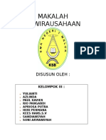 MAKALAH KEWIRAUSAHAAN