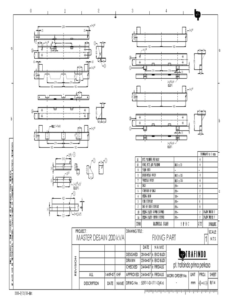 Master Design for 200 kVA Project | PDF
