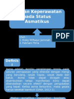 Asuhan Keperawatan Pada Status Asmatikus